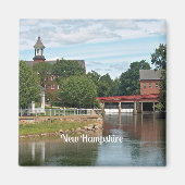 New Hampshire landschap Magneet (Voorkant)
