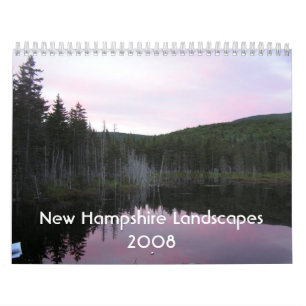 New Hampshire Landschappen 2024 Kalender