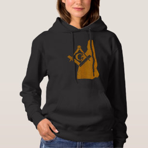 New Hampshire Masons Grand Lodge Vrijmetselaar vad Hoodie