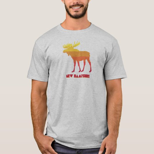 New Hampshire Moose T-shirt (Voorkant)