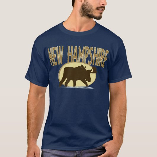 New Hampshire Moose T-shirt (Voorkant)