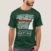 New Hampshire Native Live Free of Die T-shirt (Voorkant)
