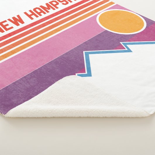 New Hampshire NH Granite State Souvenir Sherpa Deken (3/4)