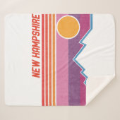  New Hampshire NH Granite State Souvenir Sherpa Deken (Voorkant (horizontaal))