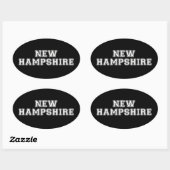 New Hampshire Ovale Sticker (Vel)