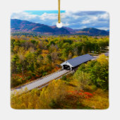 New Hampshire Plymouth Smith Bridge Keramisch Ornament (Achterkant)