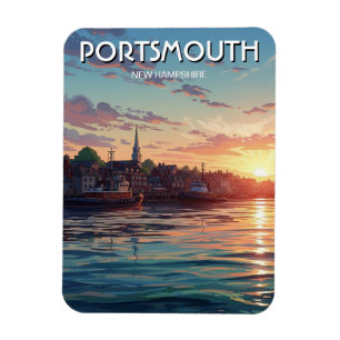 New Hampshire Portsmouth Reis Magneet
