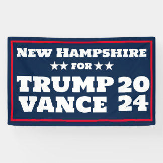 New Hampshire pour la bannière Trump Vance 2024