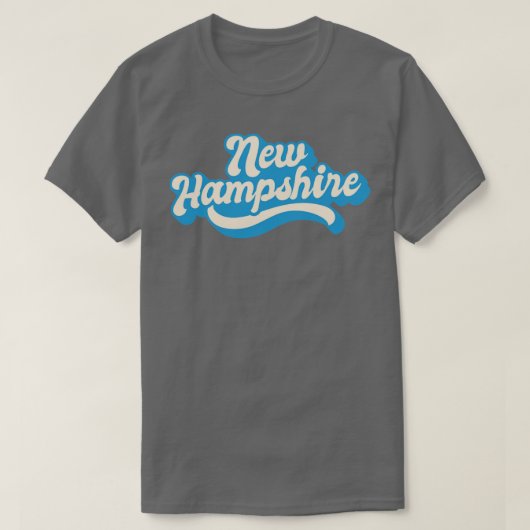 New Hampshire Retro T-shirt (Design voorkant)