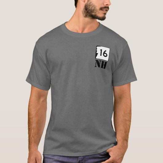 New Hampshire Route 16 T-Shirt (Voorkant)