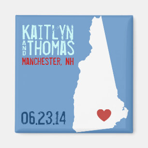 New Hampshire Save the Date - City Magneet