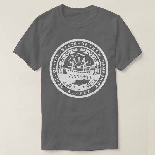 New Hampshire Seal T-shirt (Design voorkant)
