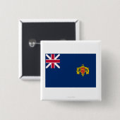 New Hampshire Second Regiment Flag Vierkante Button 5,1 Cm (Voorkant /achterkant)