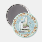 New Hampshire Shells vuurtoren Magneet (Voorkant / Achterkant)