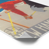 New Hampshire  Ski Travel Poster (Hoek)
