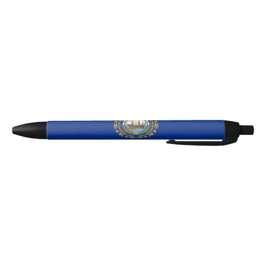New Hampshire State Flag Blauwe Inkt Pen (Bodem)