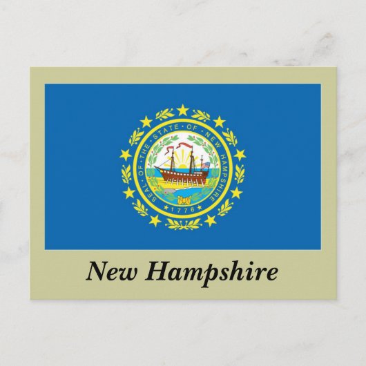 New Hampshire State Flag Briefkaart (Voorkant)