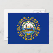 New Hampshire State Flag Briefkaart (Voorkant / Achterkant)