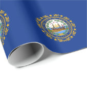 New Hampshire State Flag Cadeaupapier (Rol Hoek)