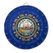 New Hampshire State Flag Dartbord (Voorkant)