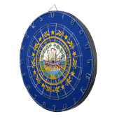 New Hampshire State Flag Dartbord (Voorkant Rechts)