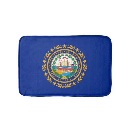 New Hampshire State Flag Design Badmat (Voorkant)