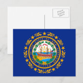 New Hampshire State Flag Design Briefkaart (Voorkant / Achterkant)