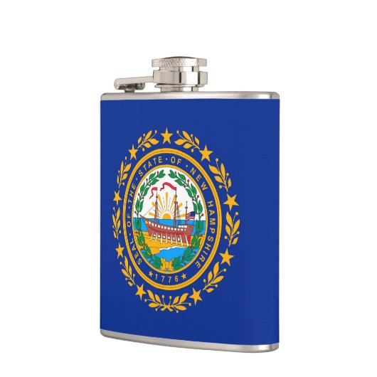 New Hampshire State Flag Design Heupfles (Links)