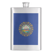 New Hampshire State Flag Design Heupfles (Voorkant)