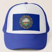 New Hampshire State Flag Design Trucker Pet (Voorkant)