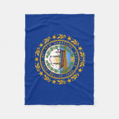 New Hampshire State Flag Fleece Deken (Voorkant)