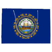 New Hampshire State Flag Groot Cadeauzakje (Achterkant)
