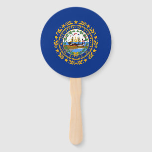 New Hampshire State Flag Handwaaier