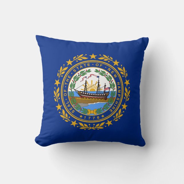 New Hampshire State Flag Kussen (Voorkant)