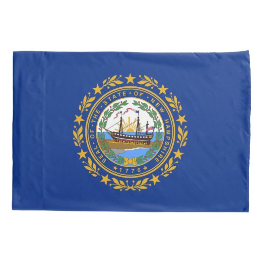 New Hampshire State Flag Kussensloop (Achterkant)