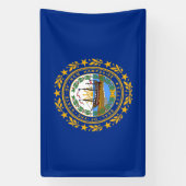 New Hampshire State Flag Spandoek (Verticaal)