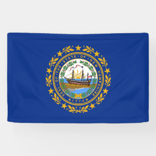 New Hampshire State Flag Spandoek