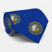 New Hampshire State Flag Stropdas (Opgerold)