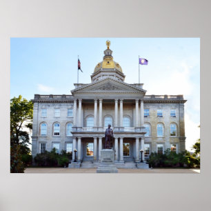 New Hampshire State House, Concord Poster