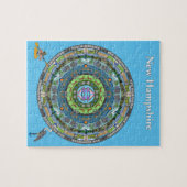 New Hampshire State Mandala Puzzle Legpuzzel (Horizontaal)