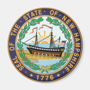 New Hampshire State Seal Magneet