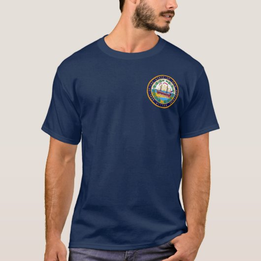 New Hampshire State seal T-Shirt (Voorkant)