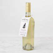 New Hampshire State Wedding Welcome Favor Flessenhanger (Schuin)