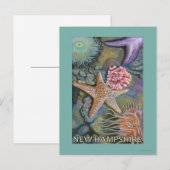 New Hampshire Tidepool Scene Briefkaart (Voorkant / Achterkant)