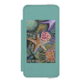 New Hampshire Tidepool Scene Incipio iPhone Portemonnee Hoesje (Voorkant Agenda)