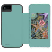 New Hampshire Tidepool Scene Incipio iPhone Portemonnee Hoesje (Agenda Open)