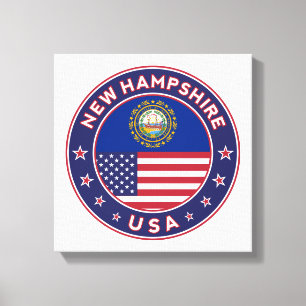 New Hampshire, toile du New Hampshire, affiche