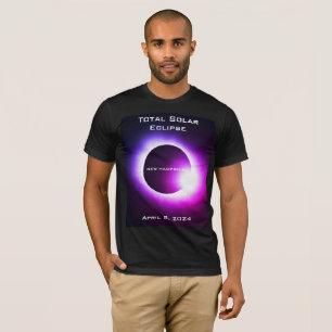 NEW HAMPSHIRE Totale zonsverduistering 8 april 202 T-shirt