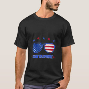 New Hampshire USA Flag T- T-shirt