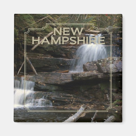New Hampshire USA State Souvenir Frigo Magnet (Devant)